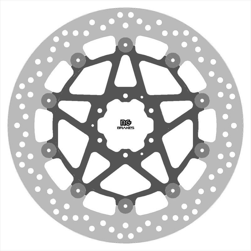 Disque de frein NG BRAKES rond flottant 
