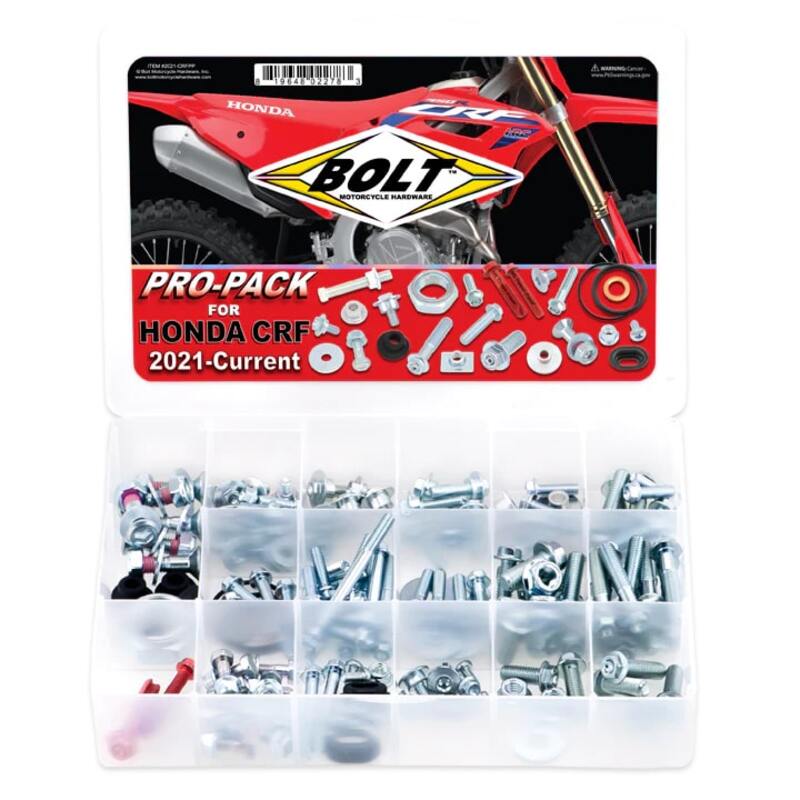 Kit visserie plastiques BOLT Pro Pack 