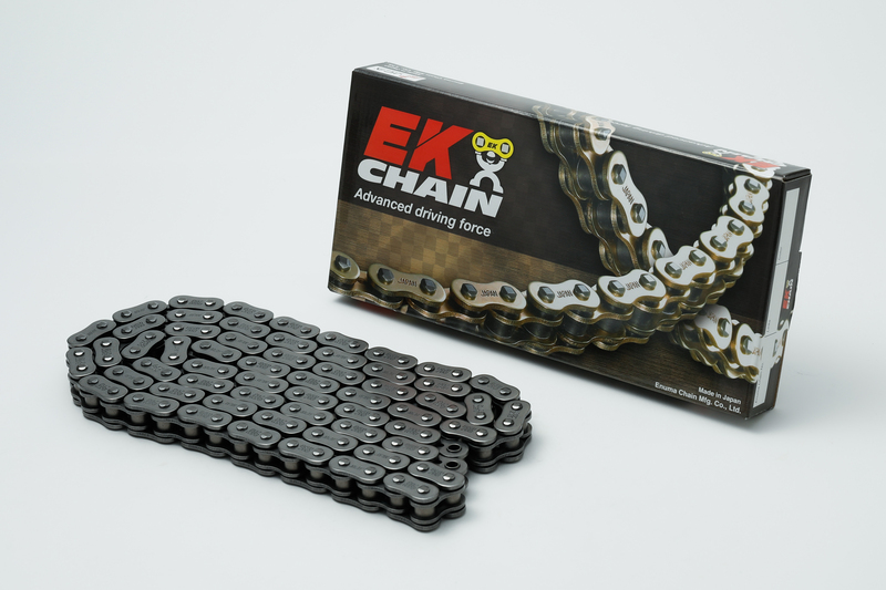 Chaine de transmission EK CHAIN 520 ZVX3 - Joints Nx-Ring - attache à riveter 