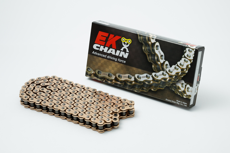 Chaine de transmission EK CHAIN 530 SRX2 - Joints Qx-Ring - attache à riveter