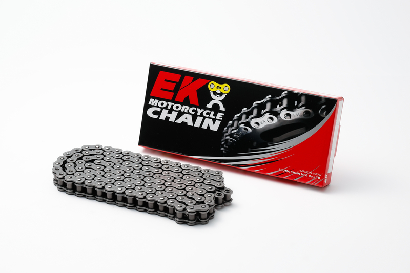 Chaine de transmission EK CHAIN 428 ZVX - Joints Qx-Ring - attache rapide type clip 