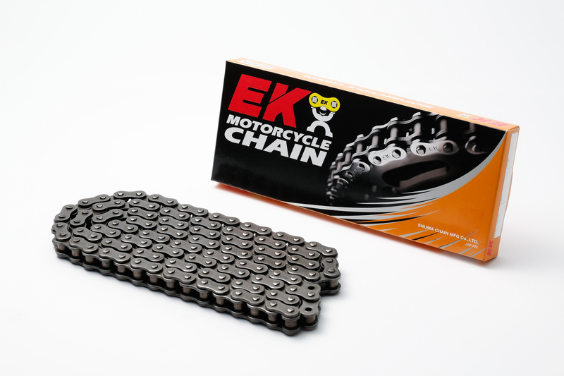 Chaine de transmission EK CHAIN 525 H - attache rapide type clip 