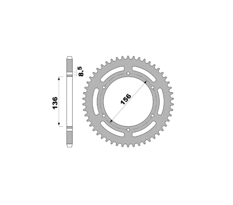 Couronne PBR aluminium ultra-light 4726 - 420 