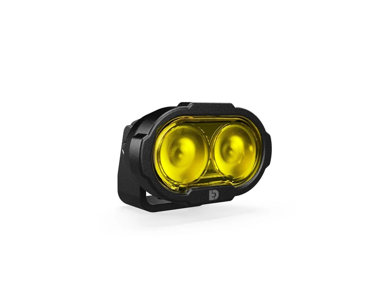 Éclairage additionnel DENALI DL2 Visibility Flood - jaune 