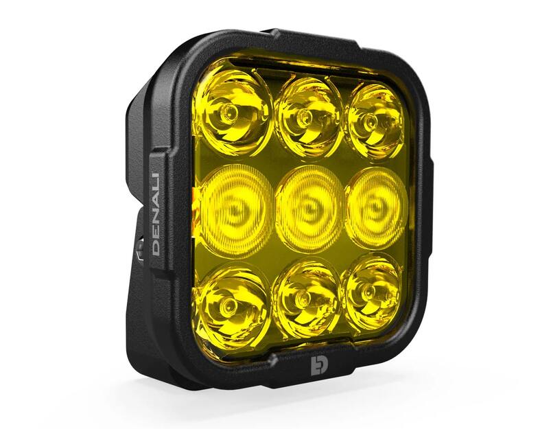 Éclairage additionnel DENALI DL9 Hybrid Driving - jaune 