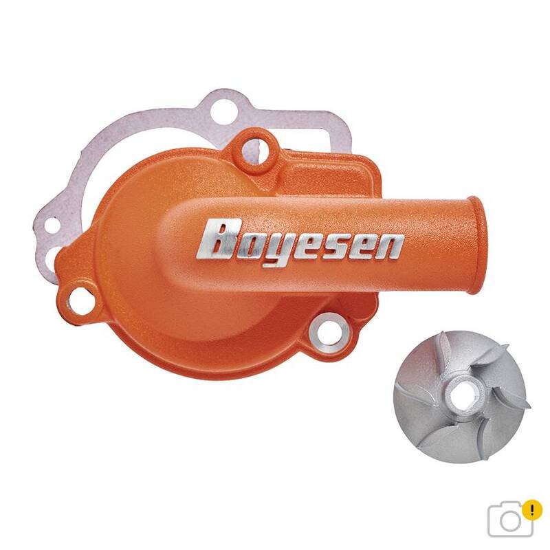 Couvercle de pompe à eau + turbine BOYESEN SuperCooler - orange 
