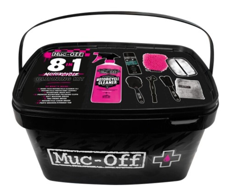 Kit de nettoyage moto 8 en 1 MUC-OFF 