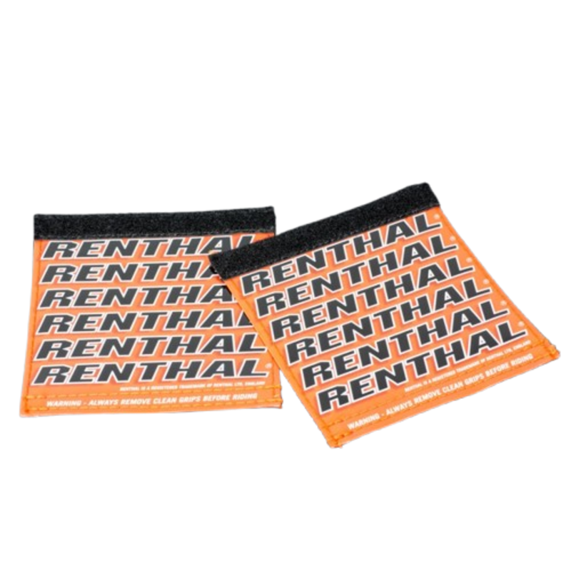 Protège-poignées RENTHAL Clean Grips - orange/noir 