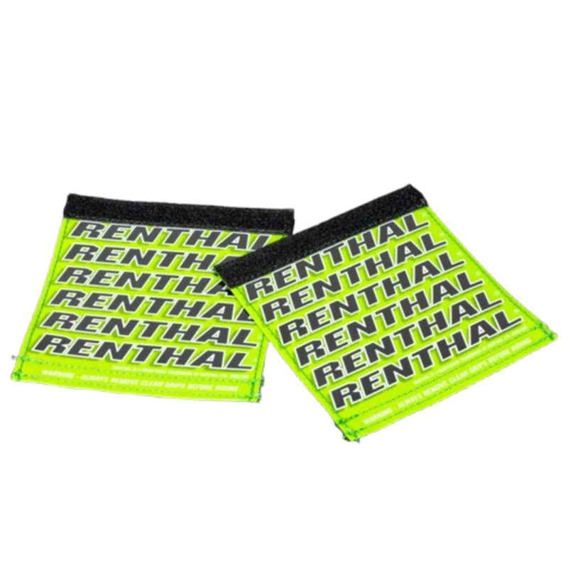 Protège-poignées RENTHAL Clean Grips - vert/noir 