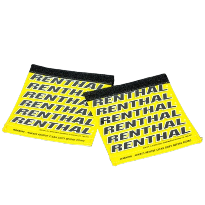 Protège-poignées RENTHAL Clean Grips - jaune/noir 