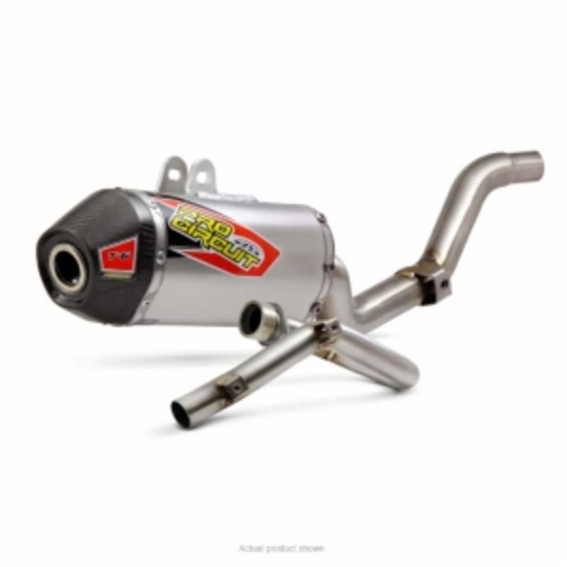 Ligne complète PRO CIRCUIT T-6 inox-titane/casquette carbone 