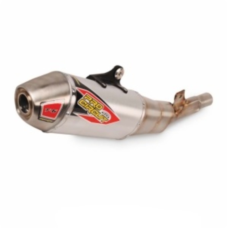 Silencieux PRO CIRCUIT T-6 inox/casquette inox 
