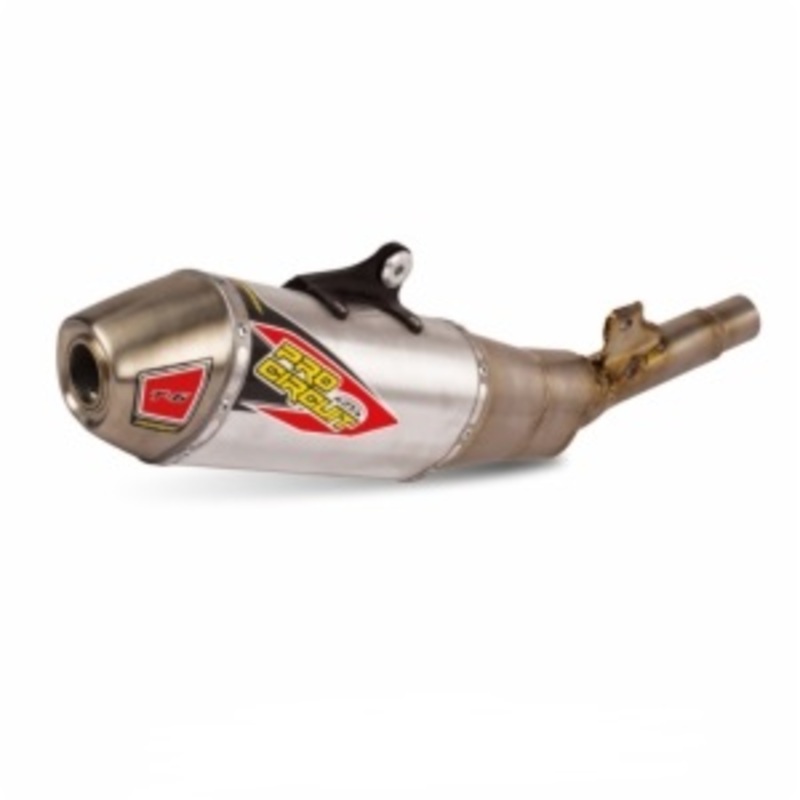 Silencieux PRO CIRCUIT T-6 inox/casquette inox 