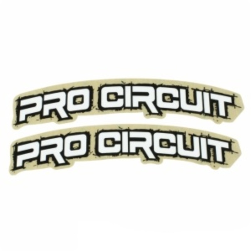 Autocollants rétro pour garde-boue PRO CIRCUIT 