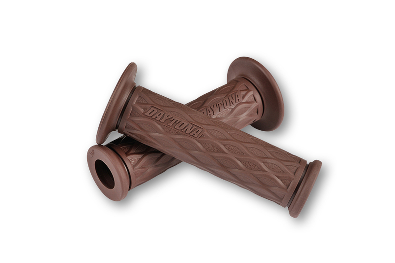 DAYTONA Handlebar grips GGD-NAMI, brown 