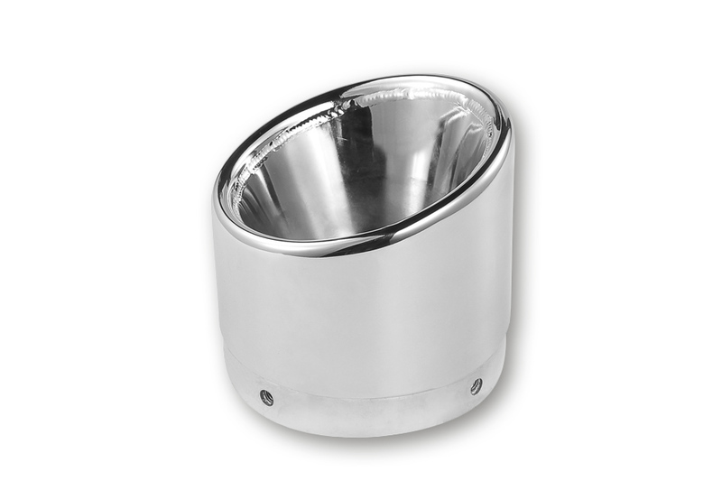 IXIL IRONHEAD Endcap Slashed, Crome Ø112mm 