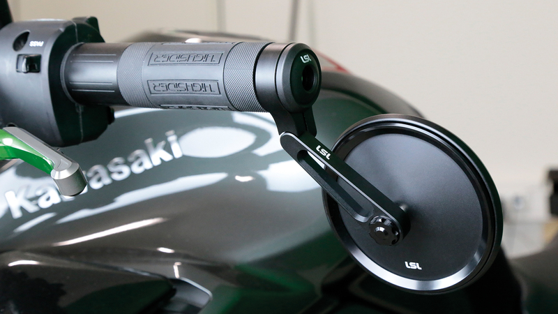LSL NOVA-RUN handlebar end mirror, short 