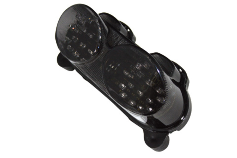 Feu arrière LED style Kawasaki HIGHSIDER smart homologué - verre fumé - l'unité 