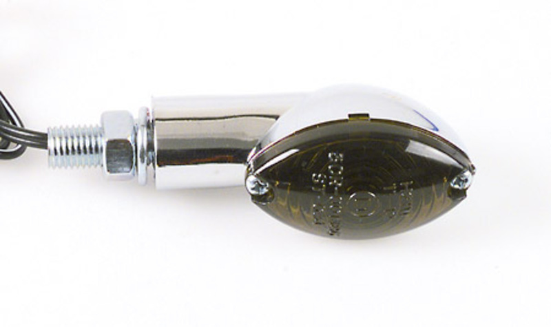 Clignotant  HIGHSIDER smart Cateye Mini homologué - verre fumé - la paire 