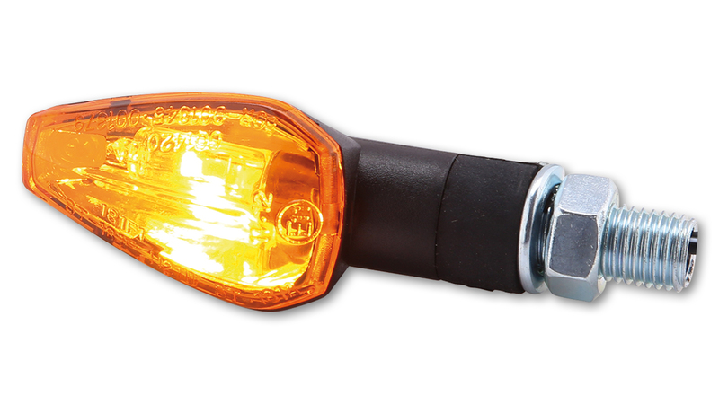 Clignotant HIGHSIDER smart Peak homologué - verre orange - la paire 