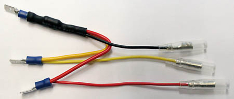 Résistence HIGHSIDER smart - avec adaptateur de câble pour feu arrière LED - connecteur plat 6,3 mm - 1 pièce 
