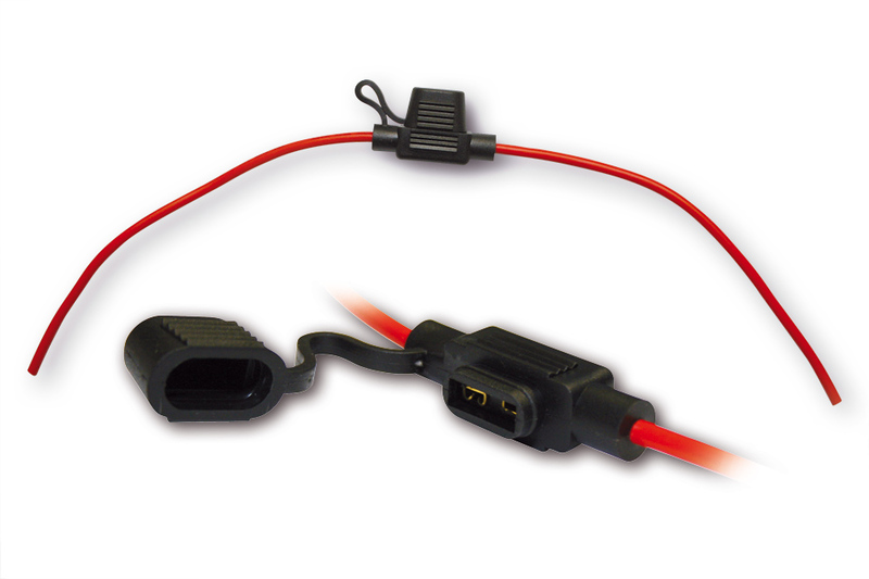 HIGHSIDER smart Holder for mini plug-in fuses, splash-proof rubber housing 