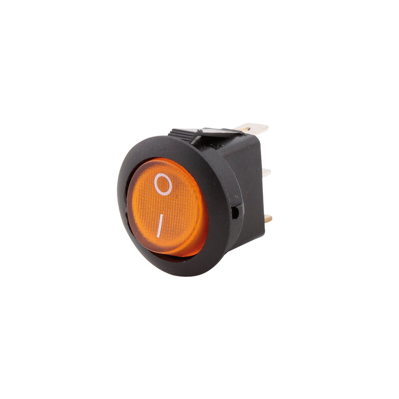 HIGHSIDER smart Switch Universal, On/Off, For Clamping, Yellow Illuminated (1pc) 