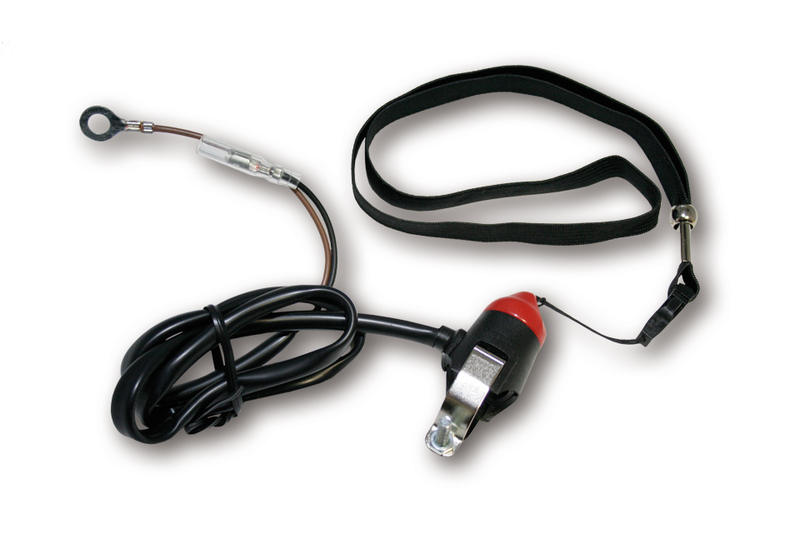HIGHSIDER smart Emergency Stop Switch Universal, With Magnetic Circuit + Rubber Band, Type Open, Waterproof 
