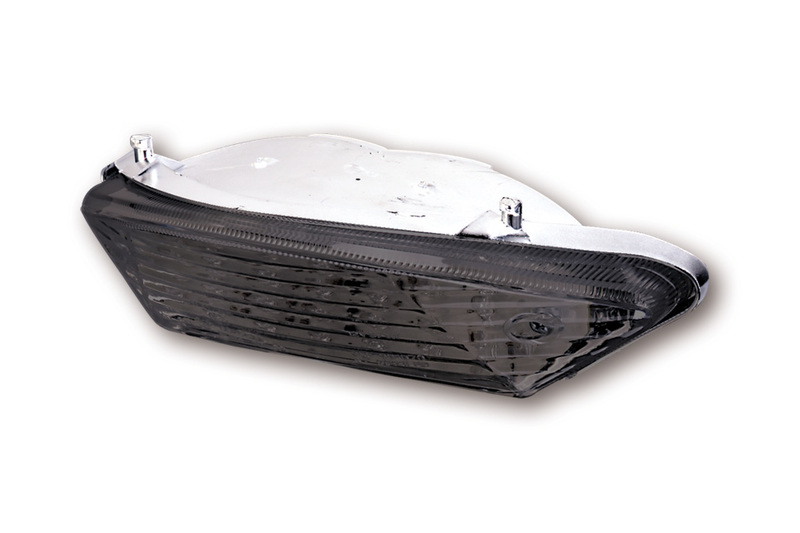 Feu arrière LED style Honda HIGHSIDER smart homologué - verre fumé - l'unité 