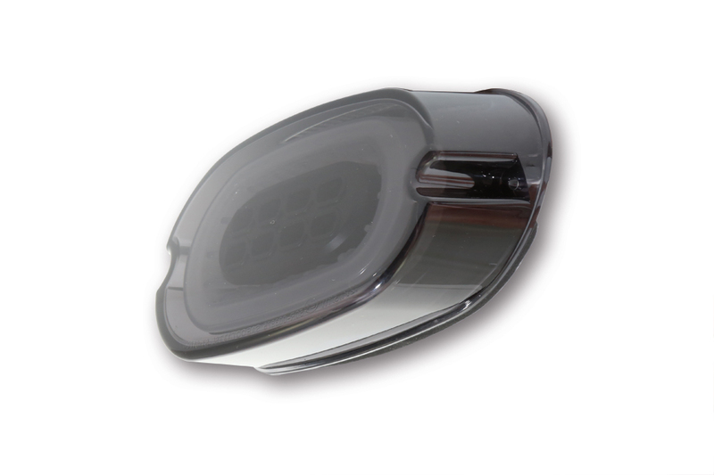 Feu arrière LED style Harley-Davidson HIGHSIDER smart homologué - l'unité 