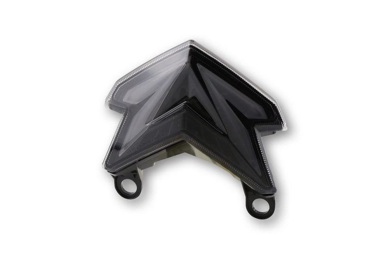 Feu arrière LED style Kawasaki HIGHSIDER smart homologué - l'unité 