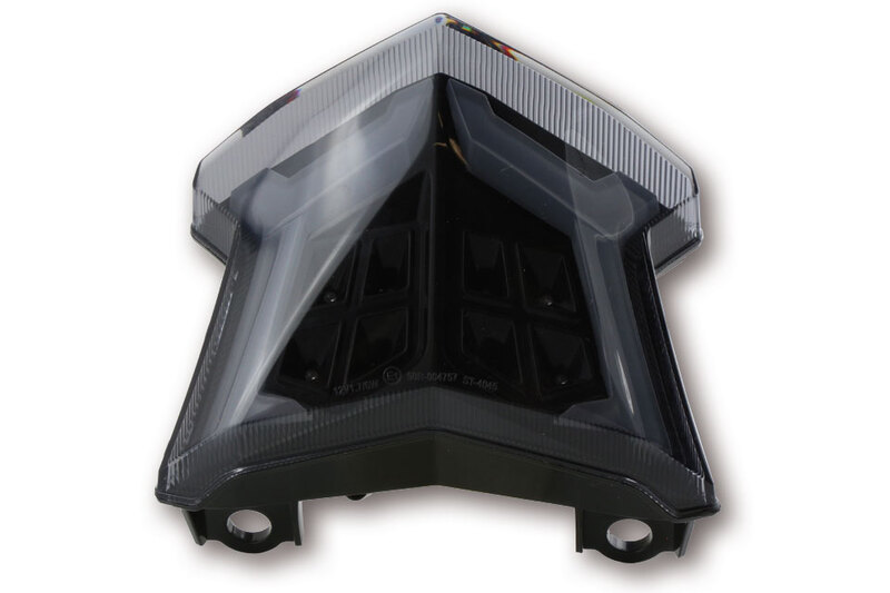 Feu arrière LED style Kawasaki HIGHSIDER smart homologué - l'unité 