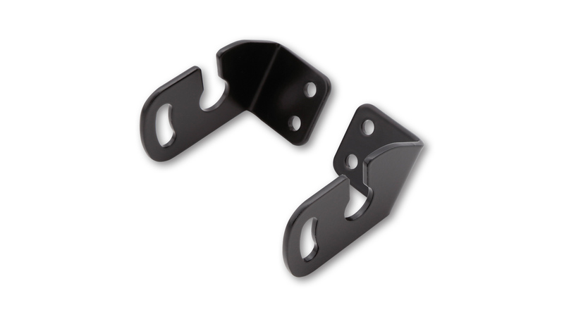 Adaptateurs pour clignotants HIGHSIDER pro modèle d’origine - pour support de plaque Aprilia/BMW/Triumph/Yamaha - noir - la paire