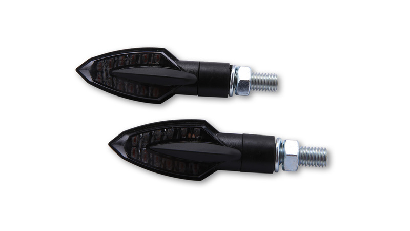 Clignotant LED HIGHSIDER smart Vinci homologué - verre fumé - la paire