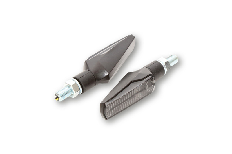 Clignotant LED HIGHSIDER smart Fineline homologué - verre fumé - la paire 