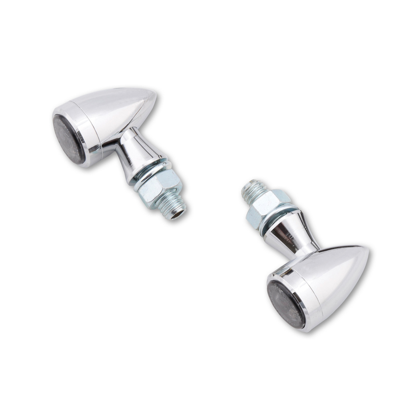 Clignotant LED HIGHSIDER smart Sixteen Bullet homologué - verre fumé - la paire 