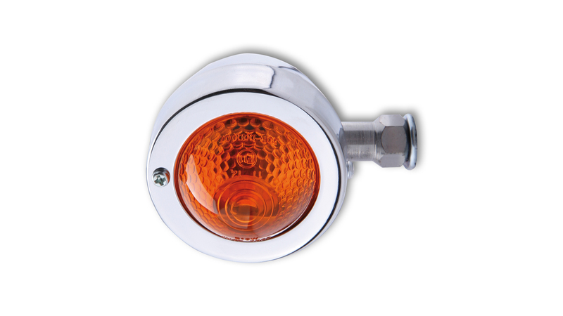 Clignotant HIGHSIDER smart Bullet Pike homologué - verre orange - l'unité 