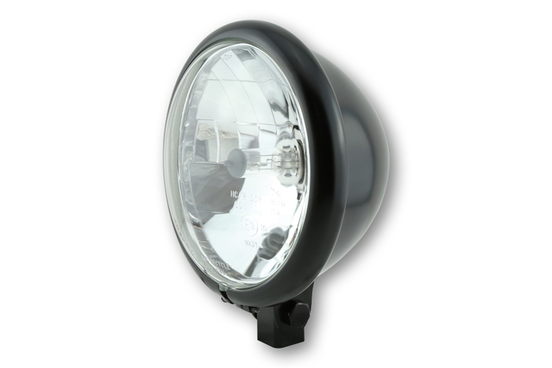 Feu avant HIGHSIDER smart Bates Style - 5 3/4 pouces - homologué E - noir - à l'unité 