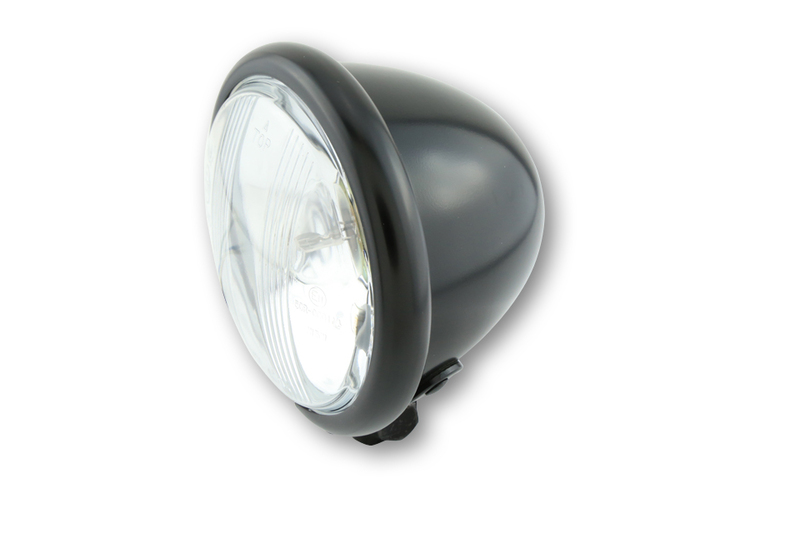 Feu avant HIGHSIDER smart Bates Style - 4 1/2 pouces - homologué E - noir - à l'unité 