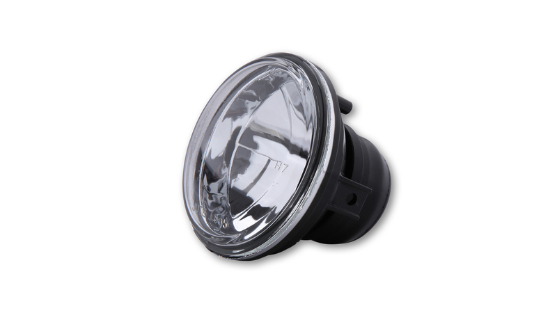 Feu avant Insert de phare HIGHSIDER smart - 90 mm - feu de position - pour ampoule à incandescenceH7 - verre transparent - homologué E - - à l'unité 