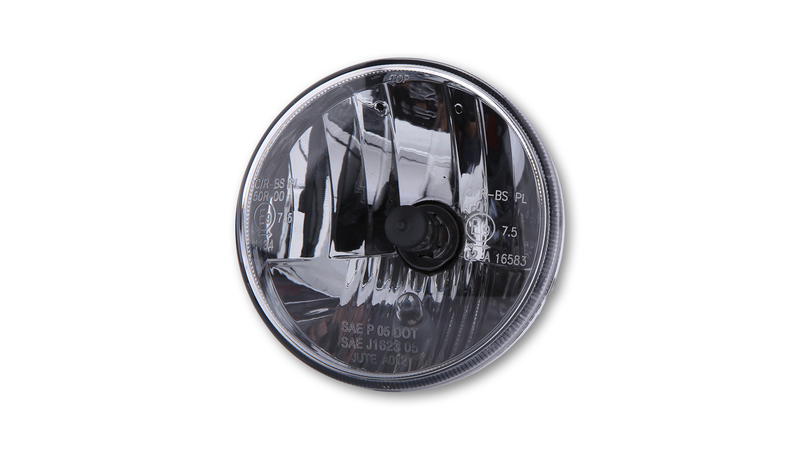 Insert de phare HIGHSIDER smart - 120 mm - verre transparent - avec feux de position - HS1 35/35W - homologué E - - à l'unité