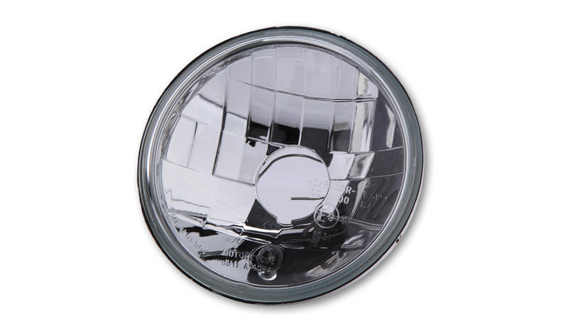 Insert de phare H4 HIGHSIDER smart - 5 3/4 pouces - verre transparent - avec feu de position - homologué E - - à l'unité