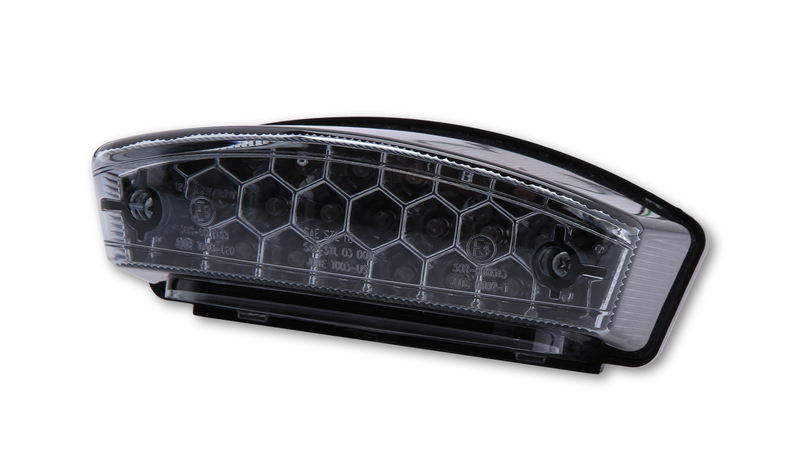 Feu arrière LED HIGHSIDER smart Monster homologué - verre fumé - l'unité 