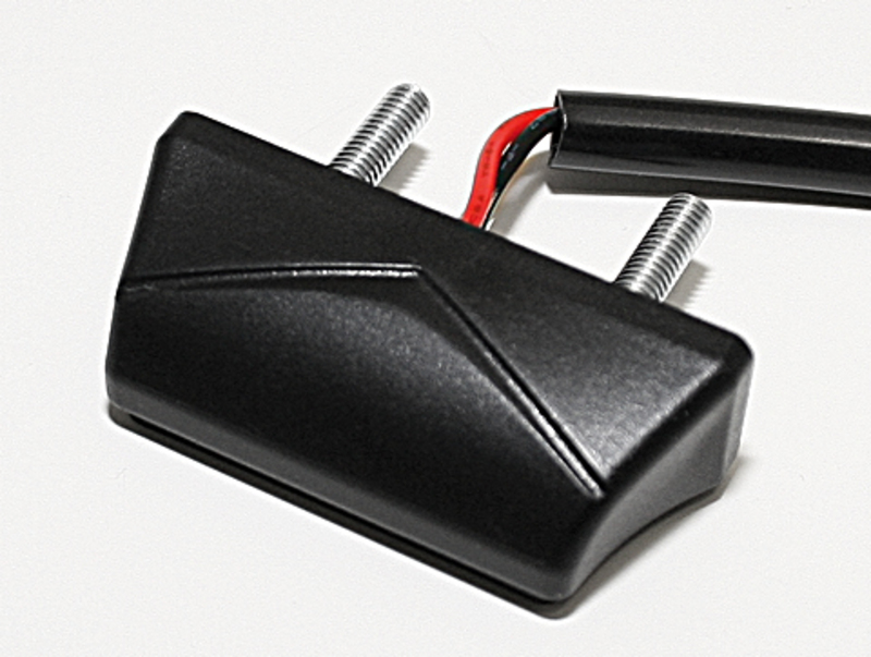 Éclairage de plaque LED HIGHSIDER smart - noir - à l'unité 