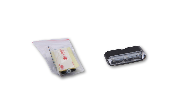 Feu de position HIGHSIDER smart Tri-LED avec support et feuille autocollante 12V 