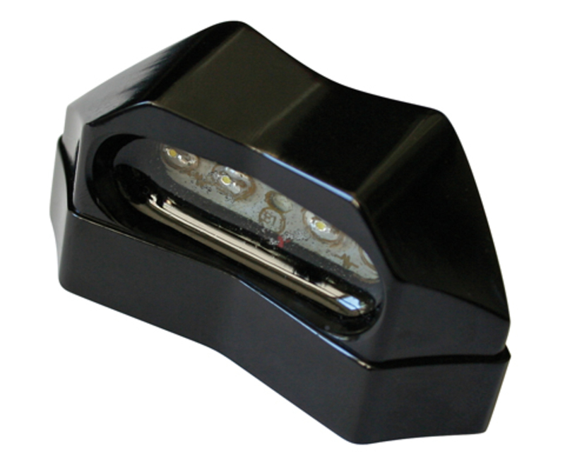 Éclairage de plaque LED HIGHSIDER smart - noir - à l'unité