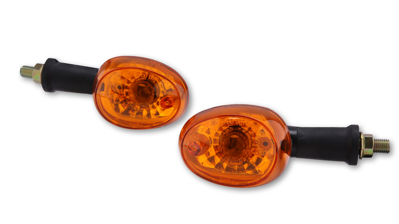 Clignotant HIGHSIDER smart homologué - verre orange - la paire 