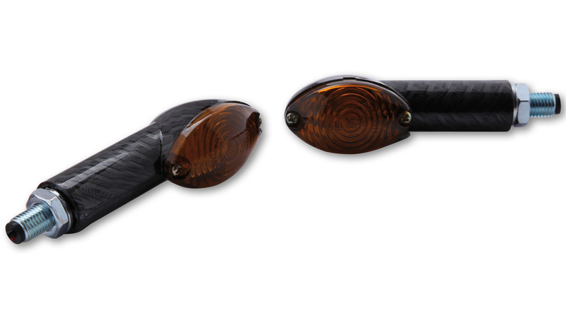 Clignotant HIGHSIDER smart Cateye Mini homologué - verre fumé - la paire