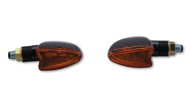 Clignotant HIGHSIDER smart Arrow Mini homologué - verre orange - la paire