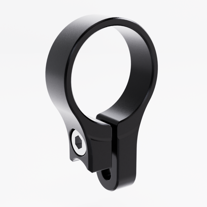 HIGHSIDER pro Clamp Black For Handlebar End Mirror Stem (1pc) 